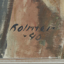 Load image into Gallery viewer, Olja på duk, Fritz Holmer 1906-1967, musikkompositör  Einar Eklöf, sign. 1940
