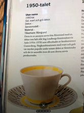 Load image into Gallery viewer, Härliga kaffe/thekoppar, Rörstrand, utan namn men omnämd i boken&quot;Svenska kaffeserviser&quot;(se foto),50-tal,Retro, 4 st i lager
