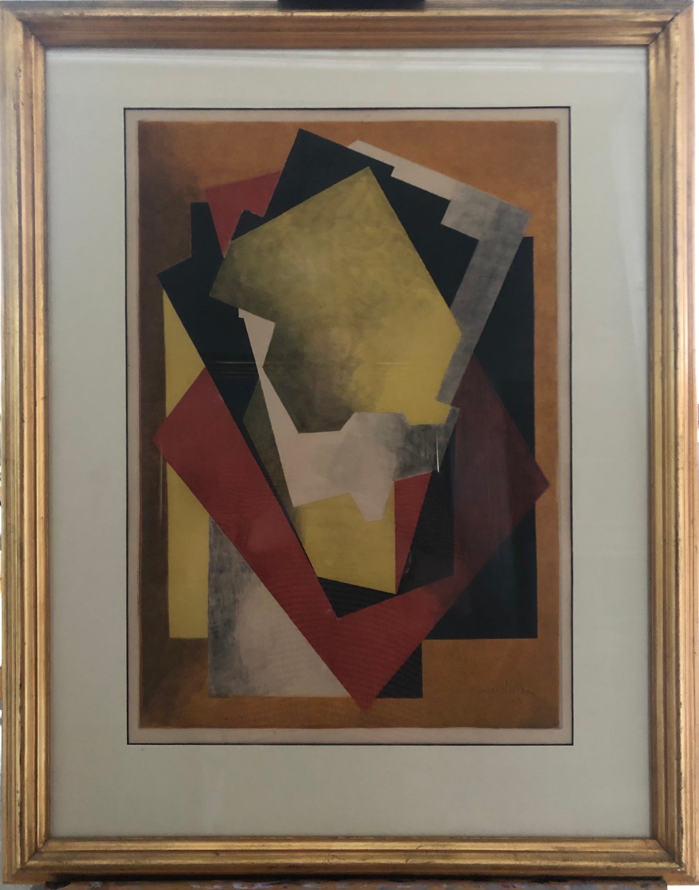 Jacques Villon (1875-1963), Färgetsning 1927, Signerad i plåten