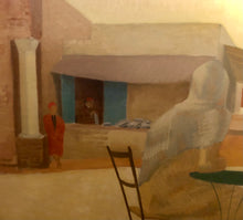 Load image into Gallery viewer, Ewald Dahlskog (1894-1950), &quot;Bleckslagaren&quot;. Signerad och daterad ED Kairouan(Tunisien) 1929-43, Olja på duk
