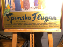 Load image into Gallery viewer, Revyaffisch &quot;Spanska flugan&quot;, Lennart Jirlow, Vasan, Inramad, Retro
