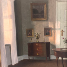 Load image into Gallery viewer, Oljemålning på duk, Carl Birksö (född 1901), Interiör
